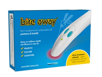 BITE AWAY DISPOSITIVO ELETTRONICO PER IL TRATTAMENTO DELLE PUNTURE DI INSETTI - Farma Nice