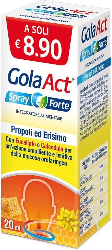 GOLA ACT SPRAY FORTE 20 ML - Farma Nice