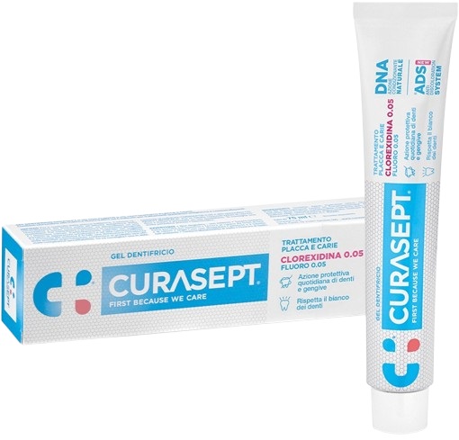 CURASEPT DENTIFRICIO 0,05 75 ML ADS+DNA - Farma Nice