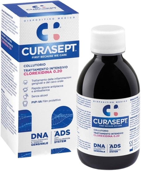 CURASEPT COLLUTORIO 0,20 ADS + DNA 200 ML - Farma Nice
