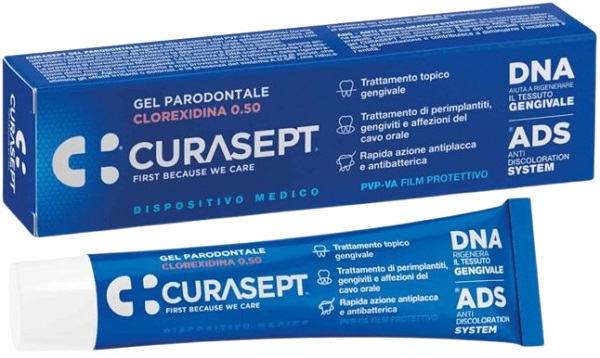 CURASEPT GEL PARODONTALE 0,5% 30 ML ADS + DNA - Farma Nice