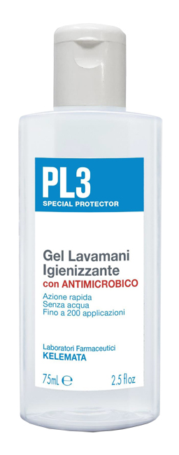 PL3 GEL LAVAMANI IGIENIZZANTE ANTIMICROBICO 75 ML - Farma Nice