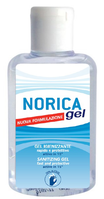 NORICA GEL IGIENIZZANTE MANI NUOVA FORMULAZIONE 80 ML - Farma Nice