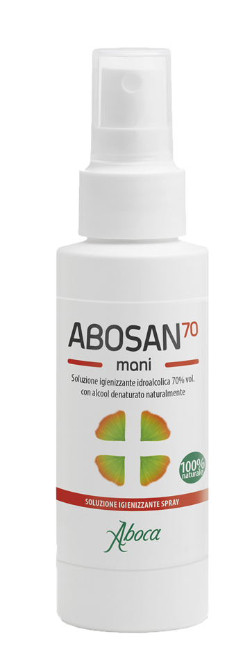 ABOSAN70 SOLUZIONE IGIENIZZANTE MANI 100 ML SPRAY - Farma Nice