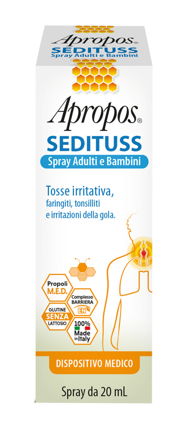 APROPOS SEDITUSS SPRAY ADULTI/BAMBINI 20 ML - Farma Nice