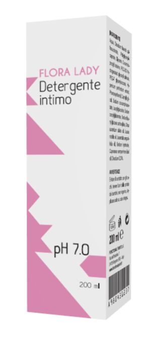 FLORA LADY DETERGENTE INTIMO PH 7,0 200 ML - Farma Nice