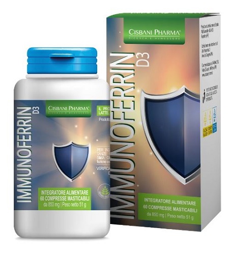 IMMUNOFERRIN D3 60 COMPRESSE OROSOLUBILI - Farma Nice