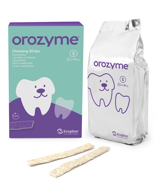 OROZYME CANINE STRISCE ENZIMATICHE MASTICABILI PER CANI DI TAGLIA PICCOLA - Farma Nice