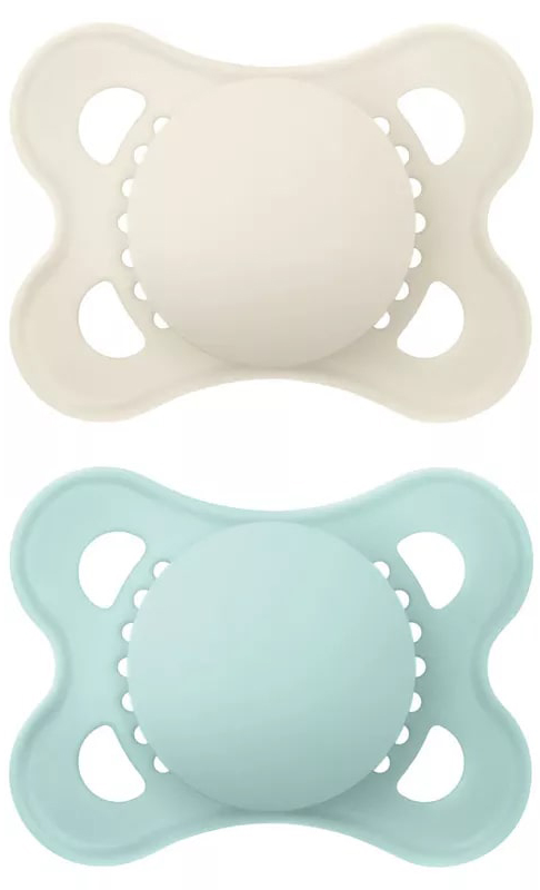 MAM SUCCHIETTO ORIGINAL 2-6 MESI SILICONE NEUTRO 2 PEZZI - Farma Nice
