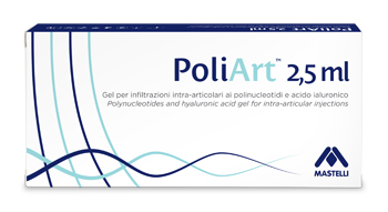 SIRINGA INTRA-ARTICOLARE PRERIEMPITA POLIART 2,5ML POLINUCLEOTIDI 10MG/ML E ACIDO IALURONICO 10MG/ML 2,5 ML - Farma Nice