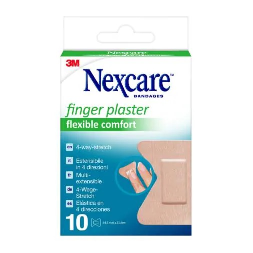 CEROTTO PREPARATO NEXCARE FINGER PLASTERS NFP001W 44,5X51 MM - Farma Nice