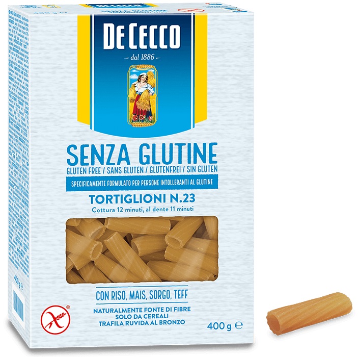 DE CECCO TORTIGLIONI N23 400 G - Farma Nice