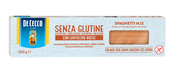 DE CECCO SPAGHETTI N12 LENTICCHIE ROSSE 250 G - Farma Nice