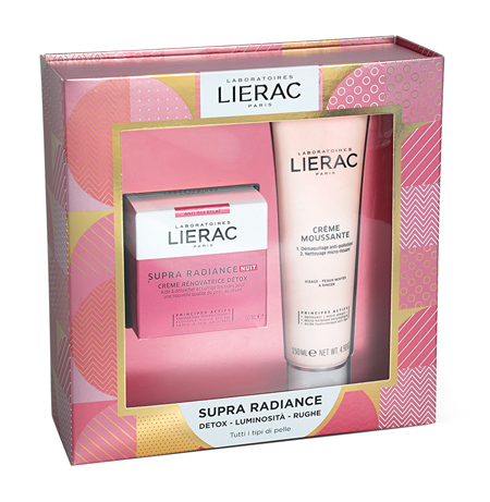 LIERAC CF SUPRA RADIANCE NOTTE 50 ML + DEMAQUILLANT MOUSSE 150 ML - Farma Nice
