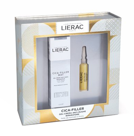 LIERAC CF CICA FILLER CREMA MAT 40 ML + CICA FILLER FIALA 10 ML - Farma Nice