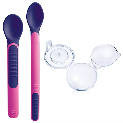 MAM HEAT SENSITIVE SPOONS&COVER FEMMINA - Farma Nice