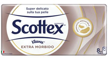 SCOTTEX EXTRA MORBIDO FAZZOLETTI 8 PEZZI - Farma Nice