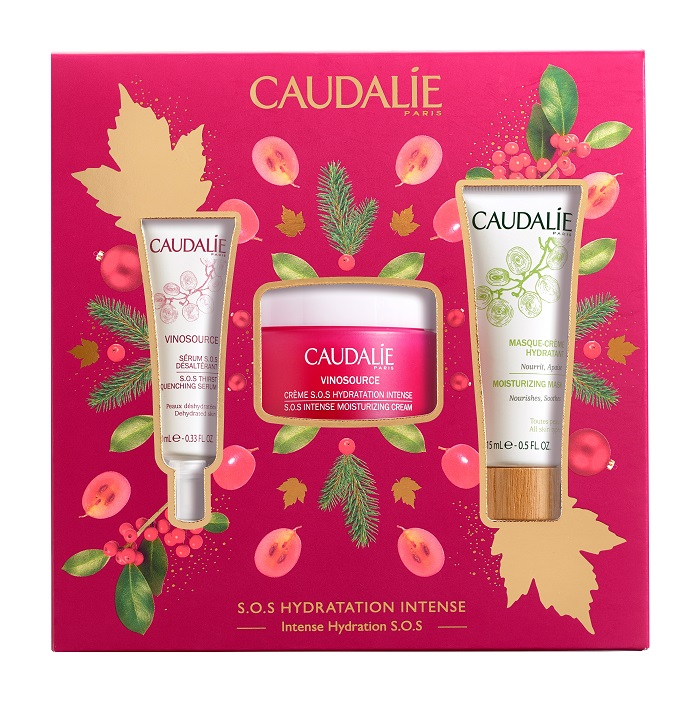 VINOSOURCE COFANETTO CREMA SOS 2020 CREMA SOS 50 ML + SIERO 10 ML + MASCHERA VISO IDRATANTE 15 ML - Farma Nice