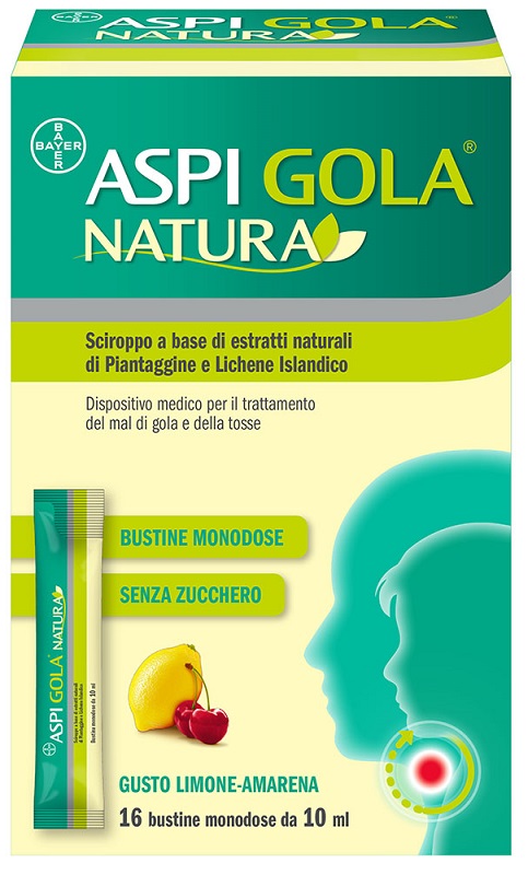 ASPI GOLA NATURA 16 BUSTINE MONODOSE DA 10 ML - Farma Nice