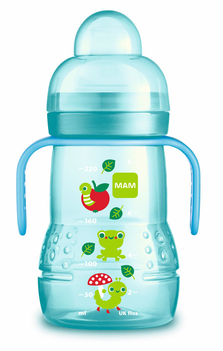 MAM TRAINER 220 ML 4+ BECCUCCIO SOFT SILICONE FEMMINA - Farma Nice