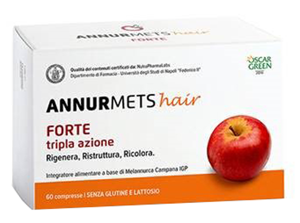 ANNURMETS HAIR FORTE TRIPLA AZIONE 60 COMPRESSE - Farma Nice