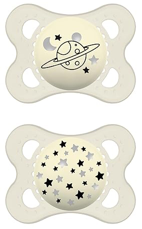 MAM SUCCHIETTO ORIGINAL NIGHT 2-6 MESI SILICONE NEUTRO 2 PEZZI - Farma Nice