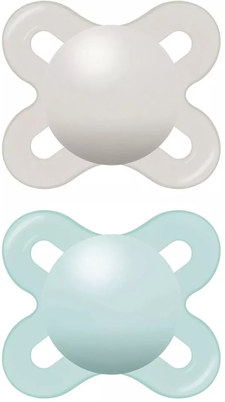 MAM SUCCHIETTO ORIGINAL START 0-2 MESI SILICONE NEUTRO 2 PEZZI - Farma Nice