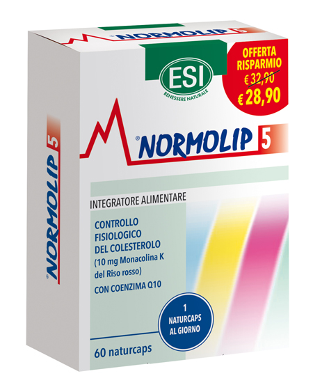 ESI NORMOLIP 5 60 NATURCAPS TAGLIO PREZZO - Farma Nice