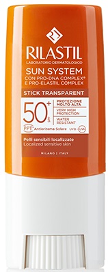 RILASTIL SUN SYSTEM PHOTO PROTECTION TERAPY SPF 50+ STICK TRASPARENTE 8,5 ML - Farma Nice