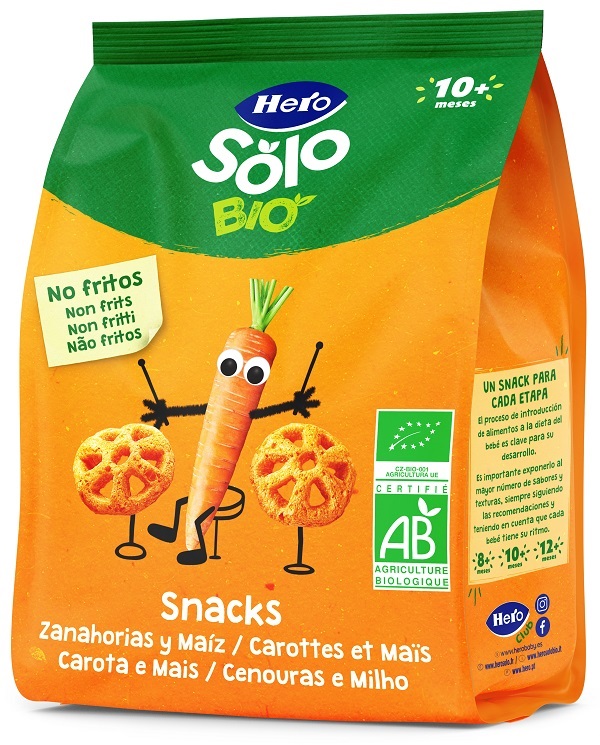 HERO BABY SOLO SNACK CAROTA MAIS 40 G - Farma Nice