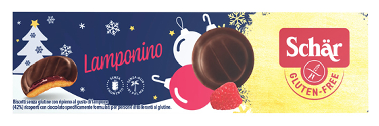 SCHAR LAMPONINO BISCOTTO SENZA GLUTINE 8 PEZZI - Farma Nice
