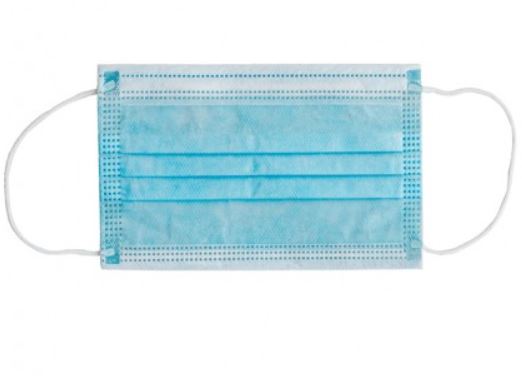 MASCHERINA CHIRURGICA FILTRANTE 98% 3 VELI TIPO IIR CON ELASTICI ADULTI AZZURRA 10 PEZZI - Farma Nice