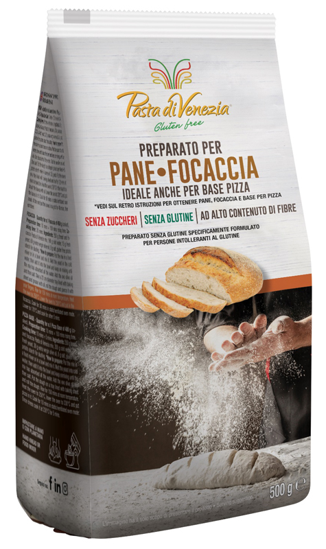 PASTA DI VENEZIA PREPARATO PANE FOCACCIA 500 G - Farma Nice