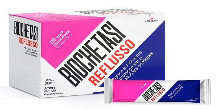 BIOCHETASI REFLUSSO 20 STICK AROMA ARANCIA - Farma Nice