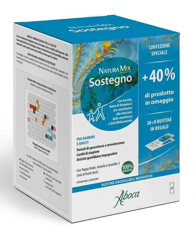 NATURA MIX ADVANCED SOSTEGNO OROSOLUBILE 28 BUSTINE CONFEZIONE SPECIALE - Farma Nice