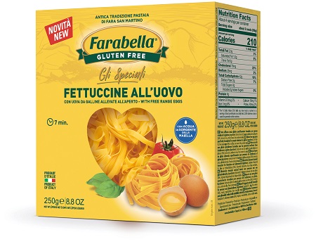 FARABELLA FETTUCCINE ALL'UOVO 250 G - Farma Nice
