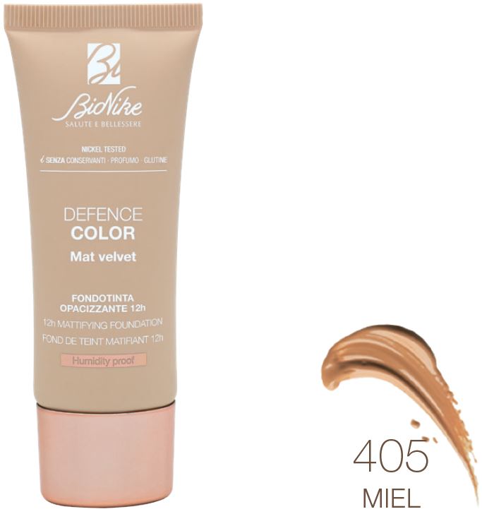 DEFENCE COLOR FONDOTINTA MAT VELVET 405 30 ML - Farma Nice