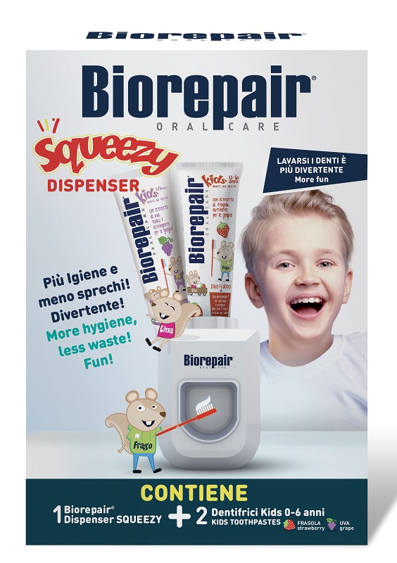 BIOREPAIR SQUEEZE DISPENSER + 2 KIDS 50 ML - Farma Nice