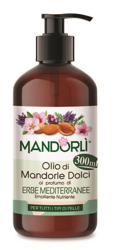 MANDORLI ERBE MEDITERRANEE OLIO CORPO 300 ML - Farma Nice