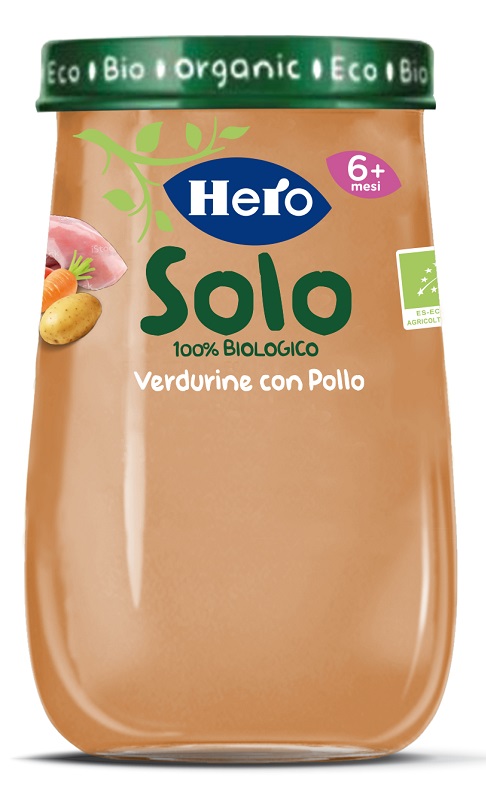 HERO BABY SOLO OMOGENEIZZATO POLLO VERDURE 190 G - Farma Nice
