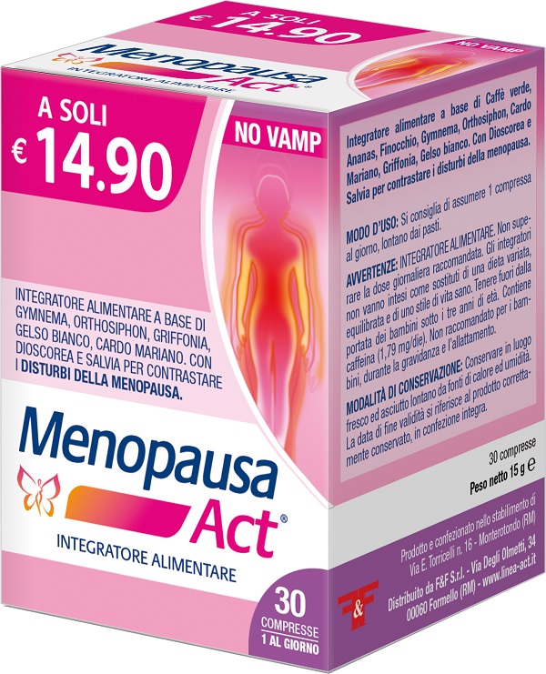 MENOPAUSA ACT 30 COMPRESSE - Farma Nice