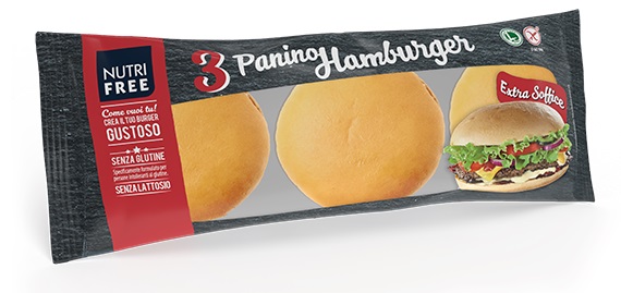 NUTRIFREE PANINO HAMBURGER 110 G - Farma Nice