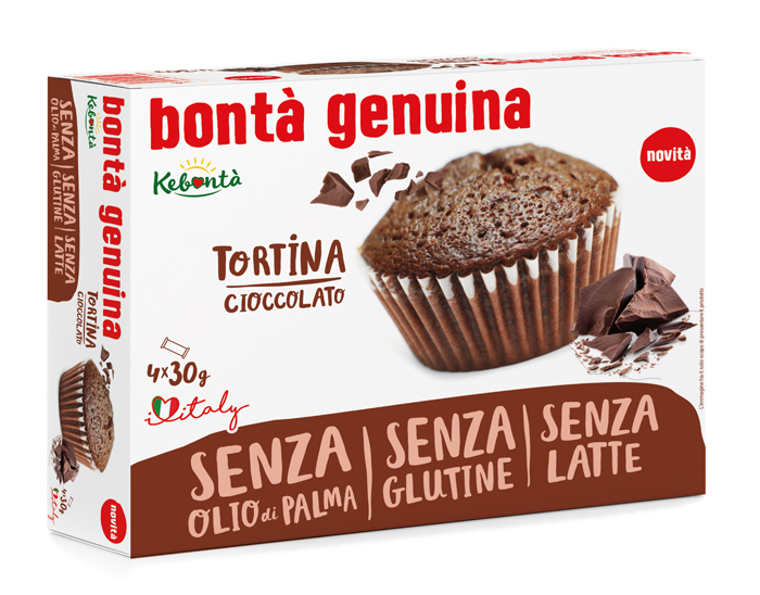 KEBONTA' TORTINA CIOCCOLATO 120 G - Farma Nice