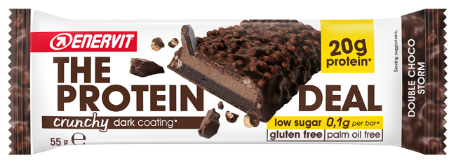 ENERVIT PROTEIN DEAL DOUBLE CHOCO STORM 55 G - Farma Nice