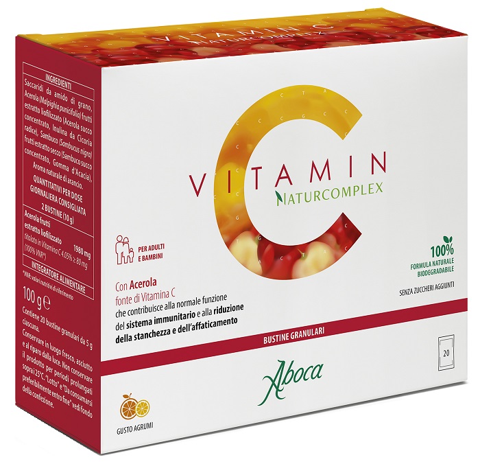 VITAMIN C NATURCOMPLEX 20 BUSTINE - Farma Nice