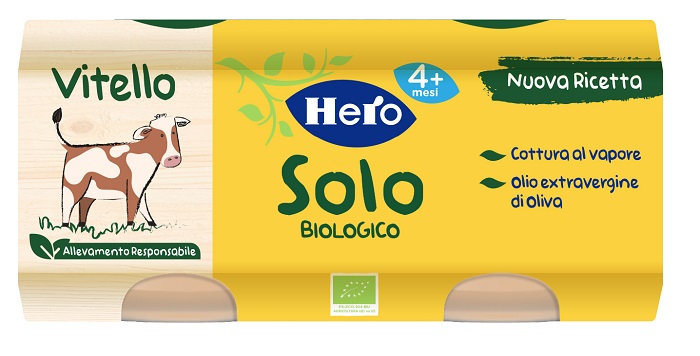 HERO BABY SOLO OMOGENEIZZATO VITELLO 2X80 G - Farma Nice