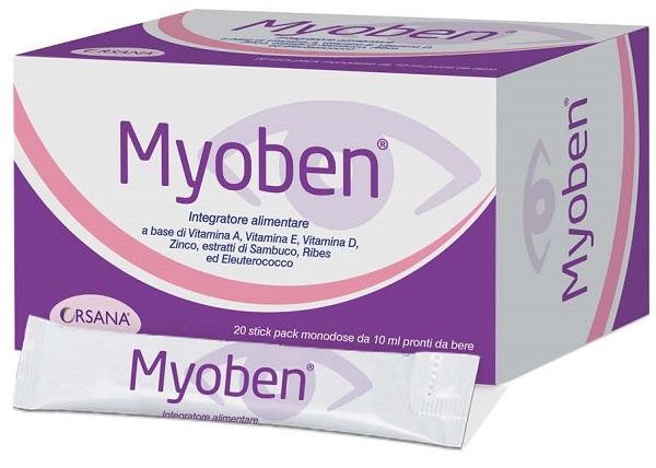 MYOBEN 20 STICK PACK MONODOSE DA 10 ML - Farma Nice