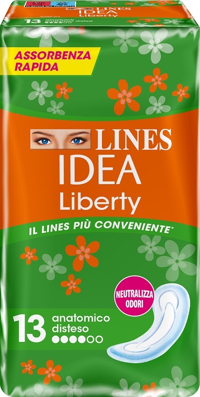 LINES IDEA LIBERTY DWCT ANATOMICI 13 PEZZI - Farma Nice