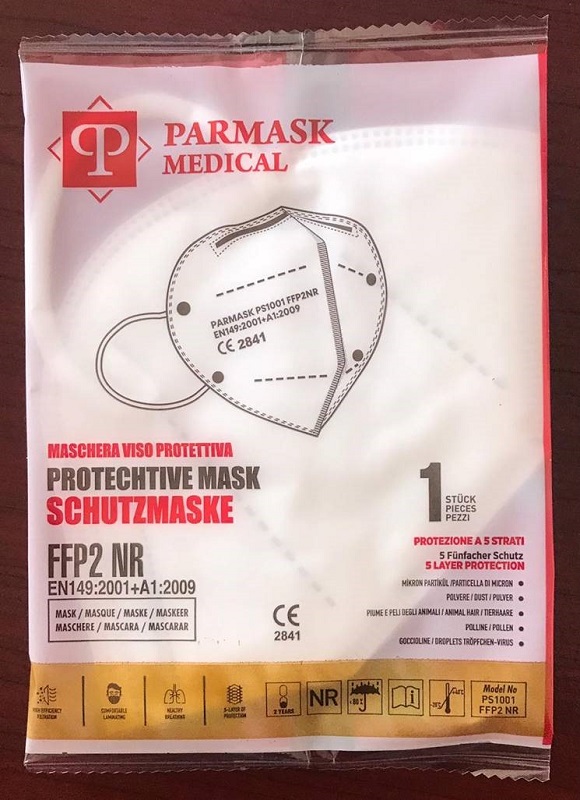 MASCHERINA FFP2 PS1001 BIANCO 1 PEZZO - Farma Nice