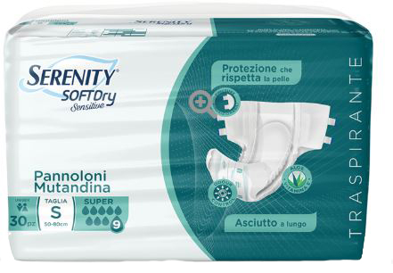 PANNOLONE MUTANDINA SERENITY SD SENSITIVE SUPER L 15 PEZZI - Farma Nice